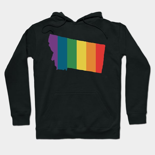 Montana State Rainbow Hoodie by n23tees